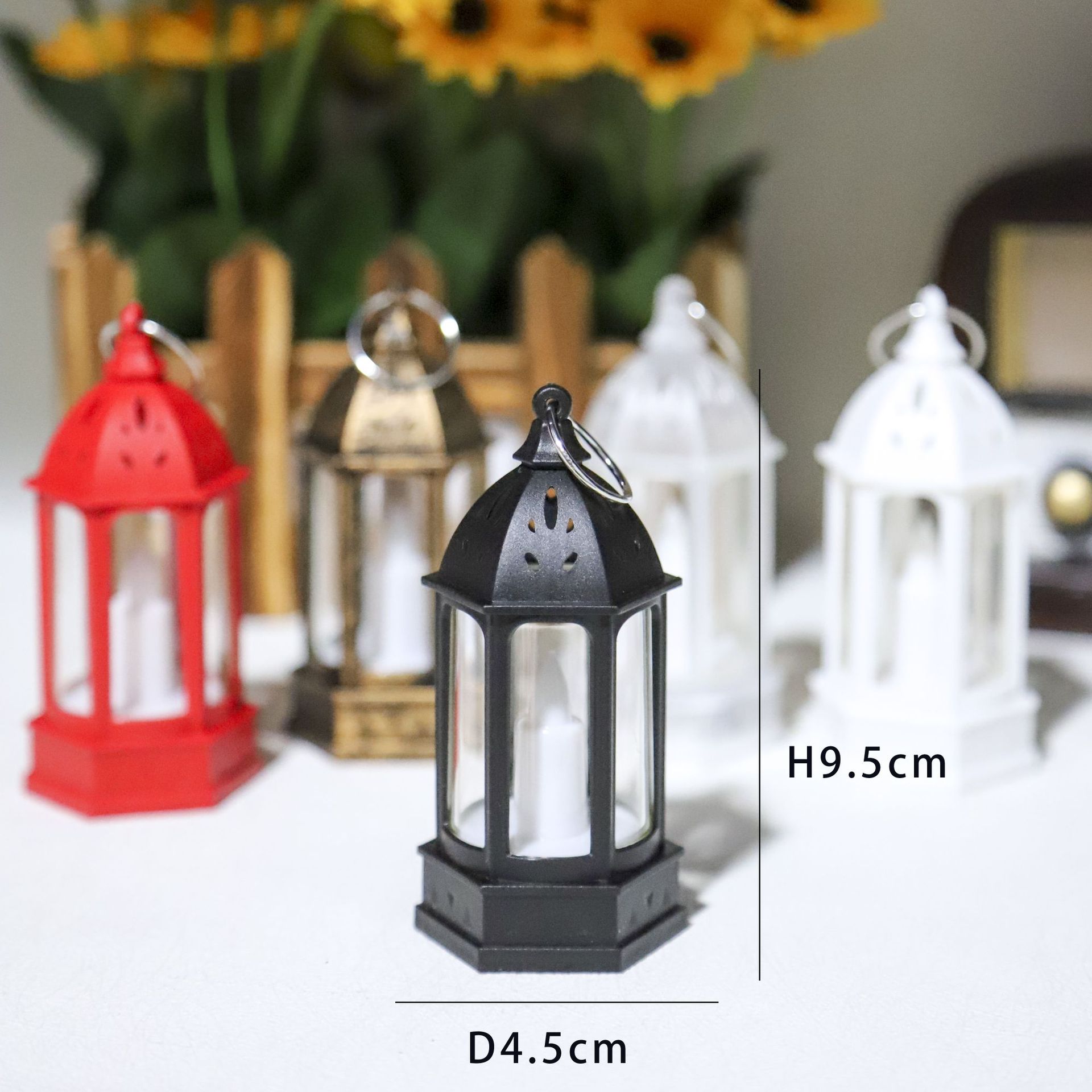 Holiday Candle Set - 미니 크리에이티브 분위기 조명 크리스마스 레트로