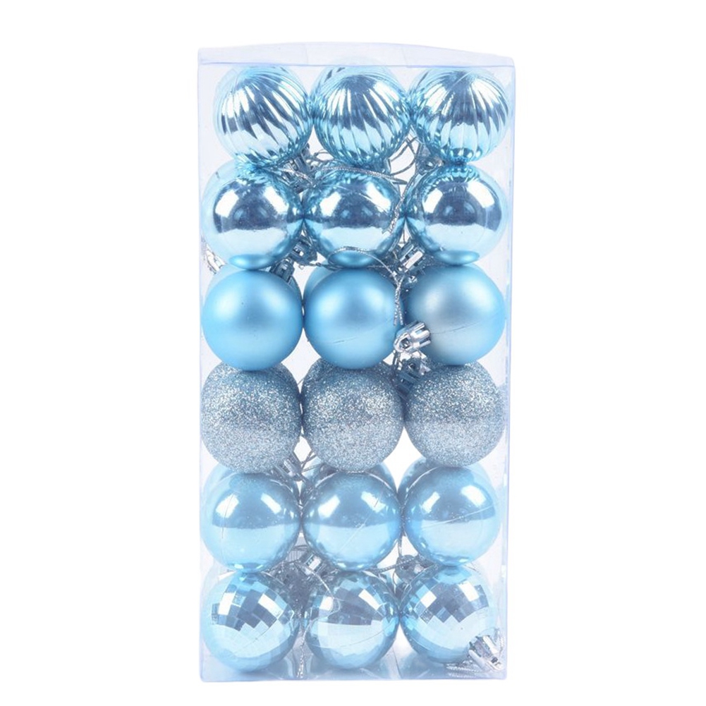 Ornament Ball Set - 비산 방지 크리스마스 트리 장식 세트,