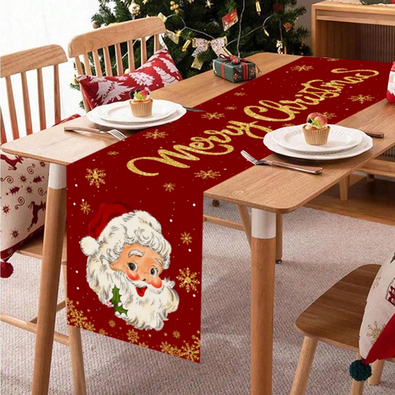 Christmas Table Runner - 크리스마스 테이블 러너 메리 크리스마스 장식