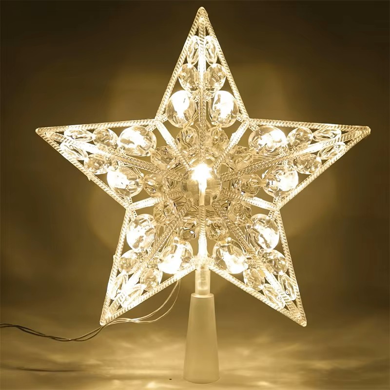 Star Tree Topper - 15cm 크리스마스 빛나는 트리 토퍼 다섯개