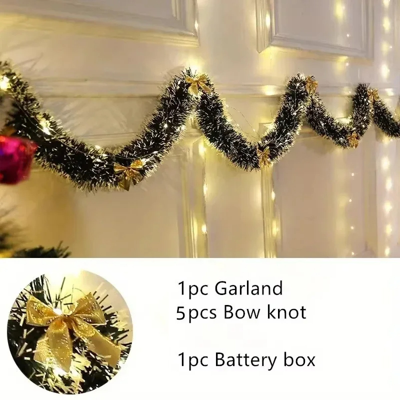 Tinsel Garland Decoration - 크리스마스 테슬 가랜드 인공 크리스마스 가랜드