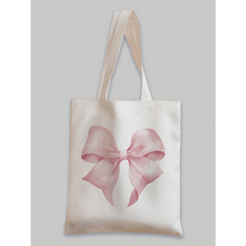 ROMWE Kawaii Bow 패턴 캔버스 숄더백 발렌 - Ribbon Bow Gift 리뷰 및 가격