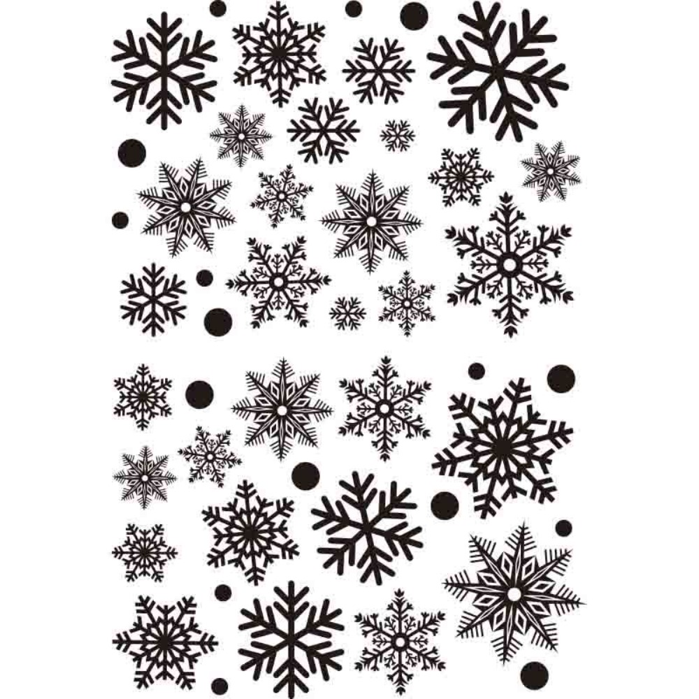 PVC 크리스마스 눈송이 스티커, 정전기 유리 접착 유 - Snowflake Window Decal 리뷰 및 가격