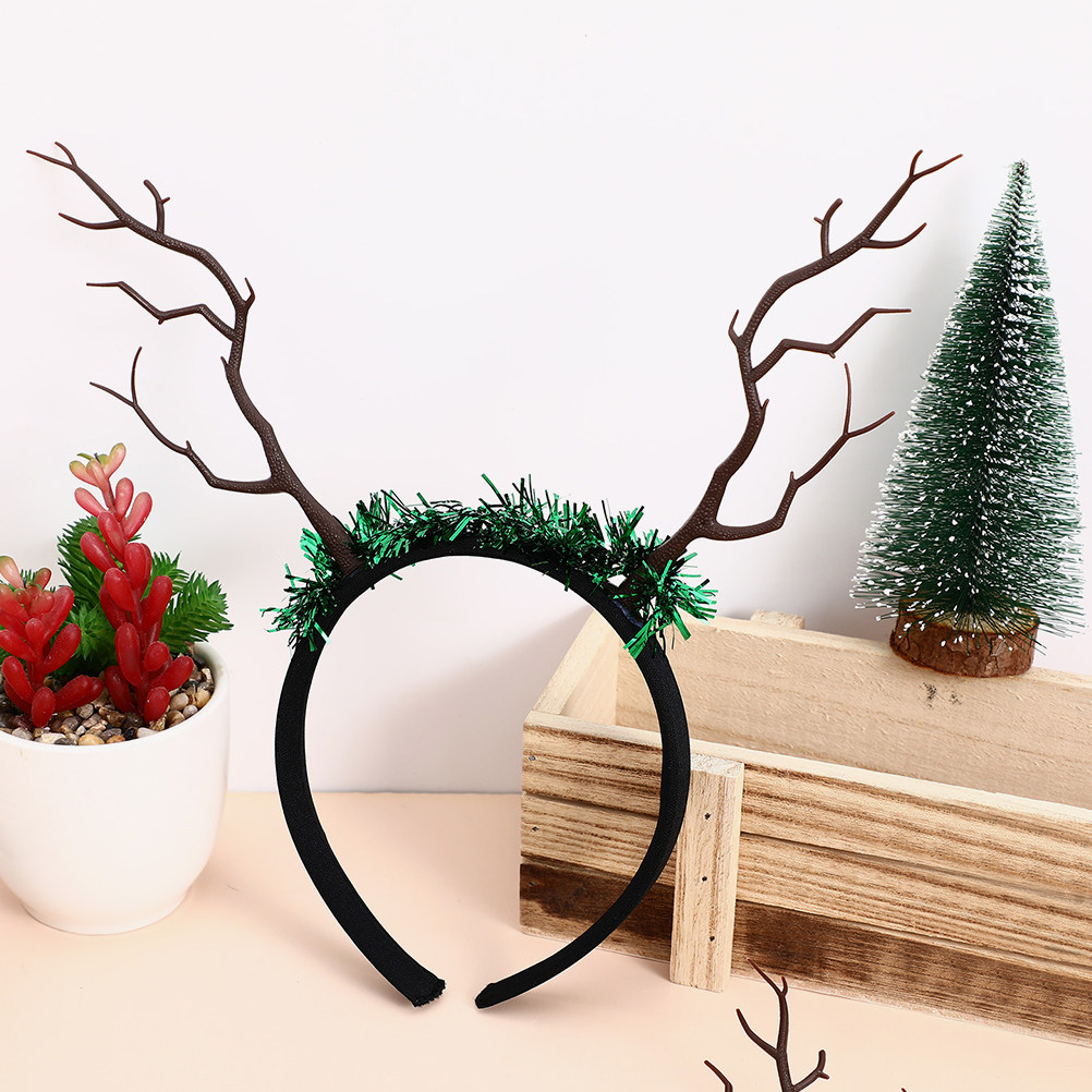 16Pcs 크리스마스 뿔 머리띠 가짜 순록 가지 가볍고 - Reindeer Antlers Headband 리뷰 및 가격