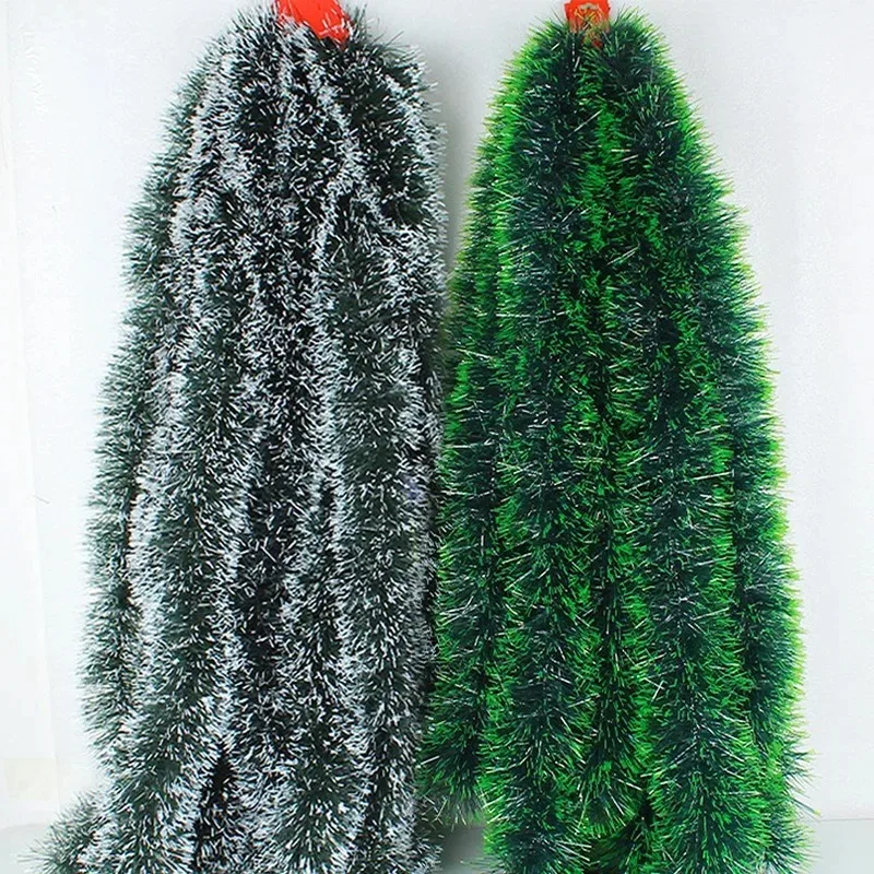 60/4m 크리스마스 반짝이 리본 화환 녹색 지팡이 화 - Tinsel Garland Decoration 리뷰 및 가격
