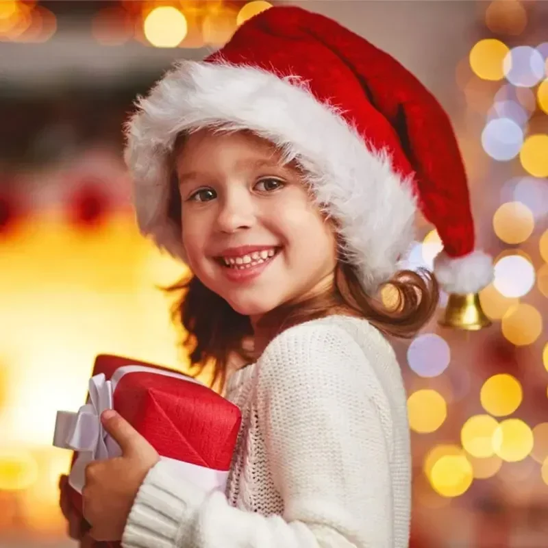 5/1PCS 크리스마스 모자 플러시 성인 어린이 부드러 - Santa Hat Plush 리뷰 및 가격