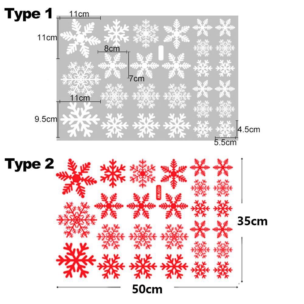 27/38PCS 선물 크리스마스 축제 용품 홈 인테리어 - Snowflake Window Decal 리뷰 및 가격