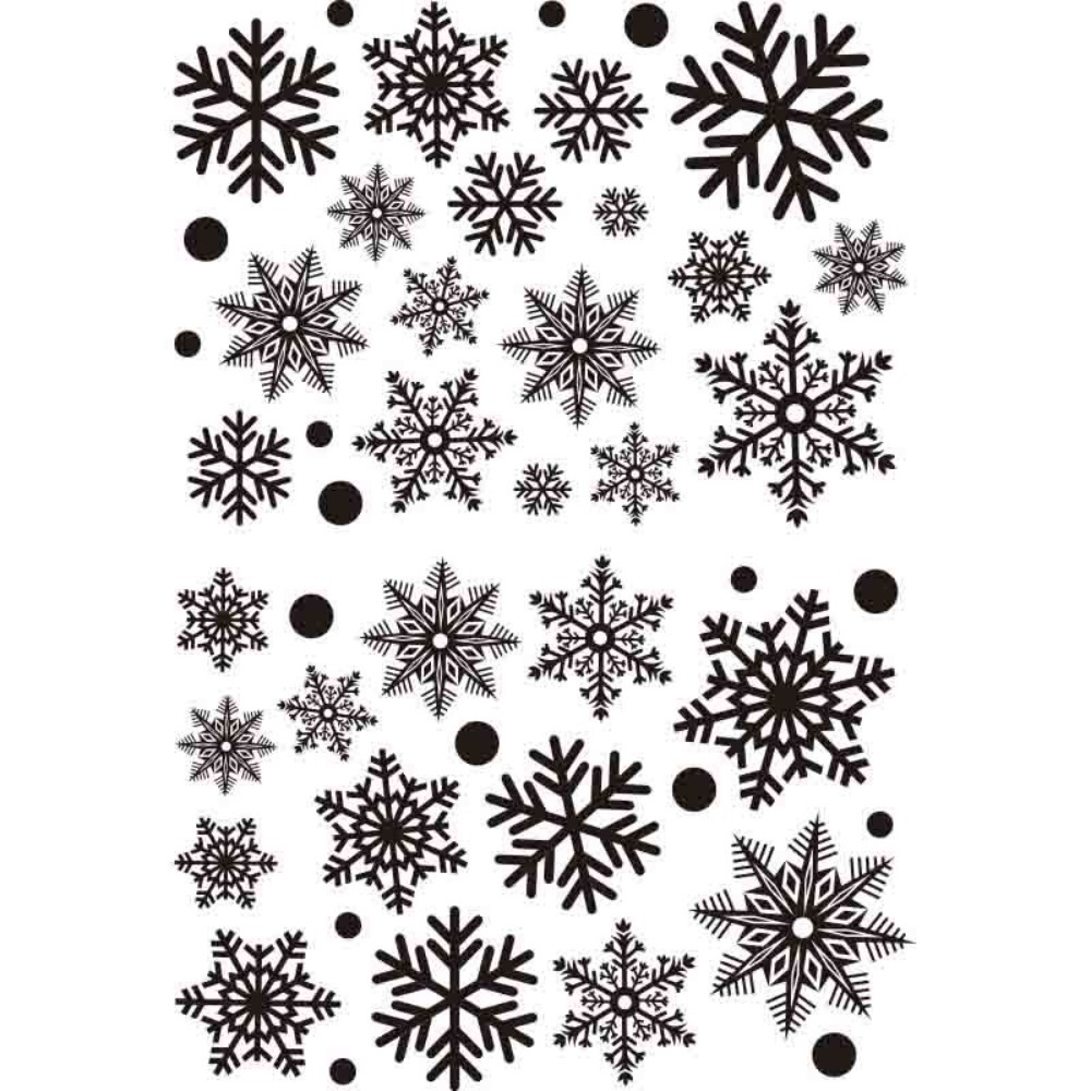 30pcs PVC 크리스마스 눈송이 스티커 정전기 유리 - Snowflake Window Decal 리뷰 및 가격