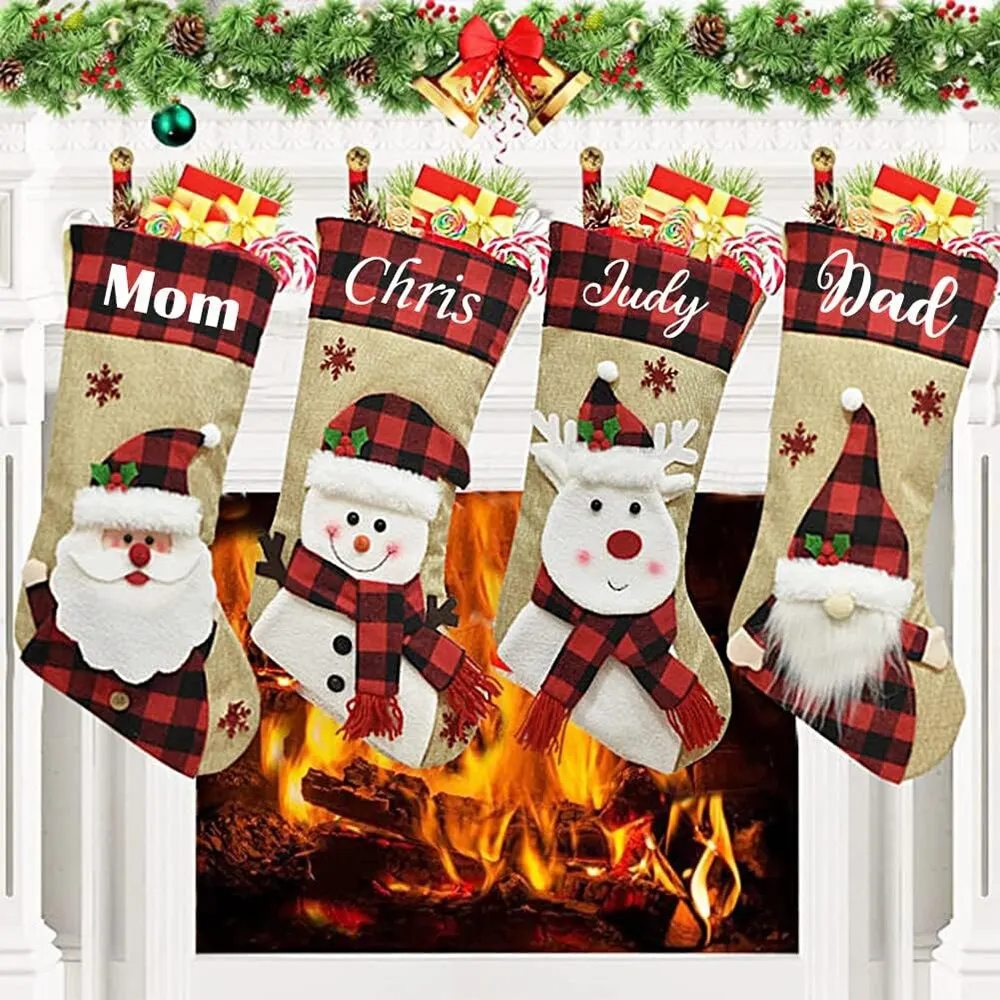 크리스마스 홀리데이 스타킹, 크리스마스 행잉 백, 새해 - Christmas Stocking Hanging 리뷰 및 가격