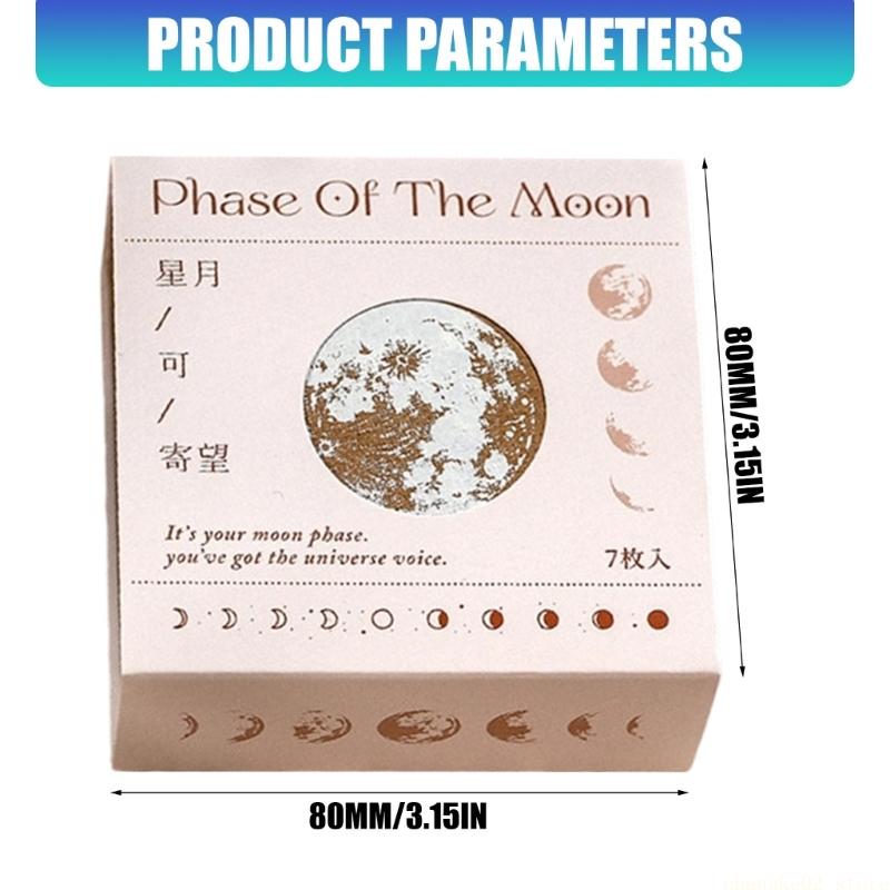 카드 작업 인감 세트 저널용 상자에 7개 나무 블록 선 - Gift Box Wrap Set 리뷰 및 가격