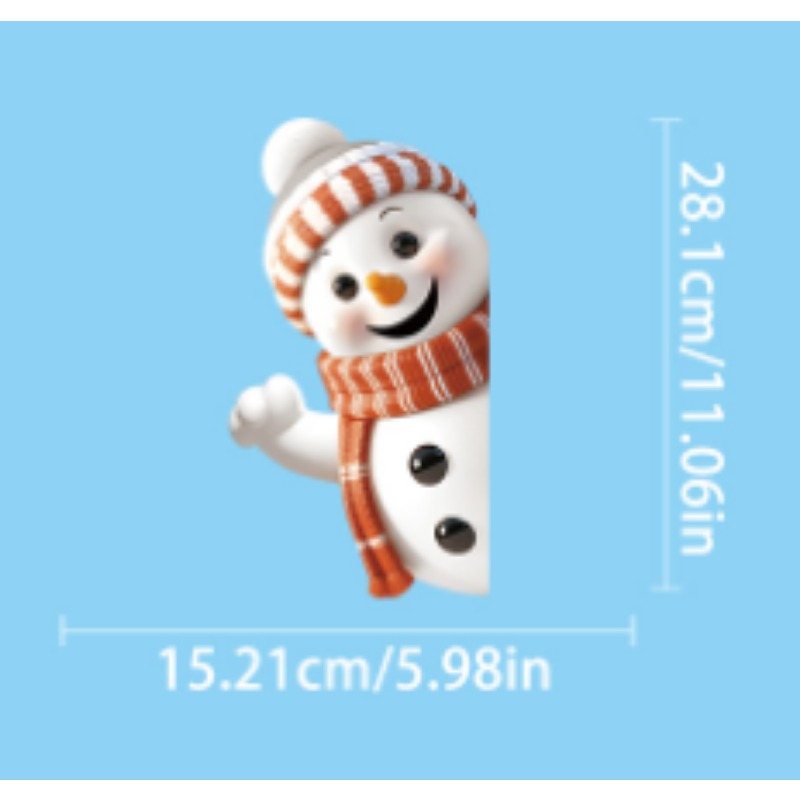 눈사람 눈송이 엘크 크리스마스 창 스티커 재사용 가능한 - Snowflake Window Decal 리뷰 및 가격