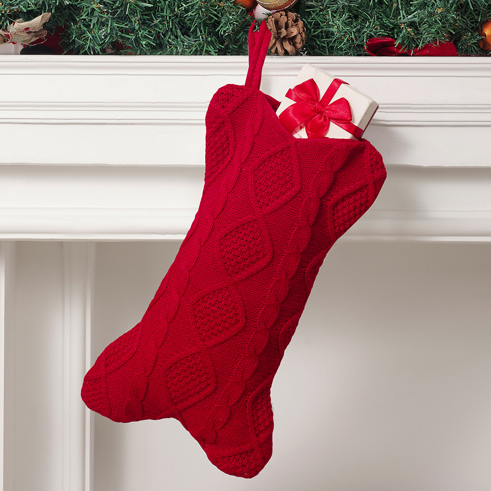 강아지 크리스마스 스타킹, 니트 크리스마스 스타킹, 뼈 - Christmas Stocking Hanging 리뷰 및 가격