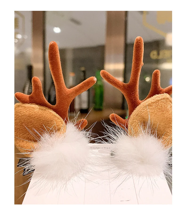 어린이용 크리스마스 머리띠, 순록 뿔 꽃 머리띠, 새해 - Reindeer Antlers Headband 리뷰 및 가격