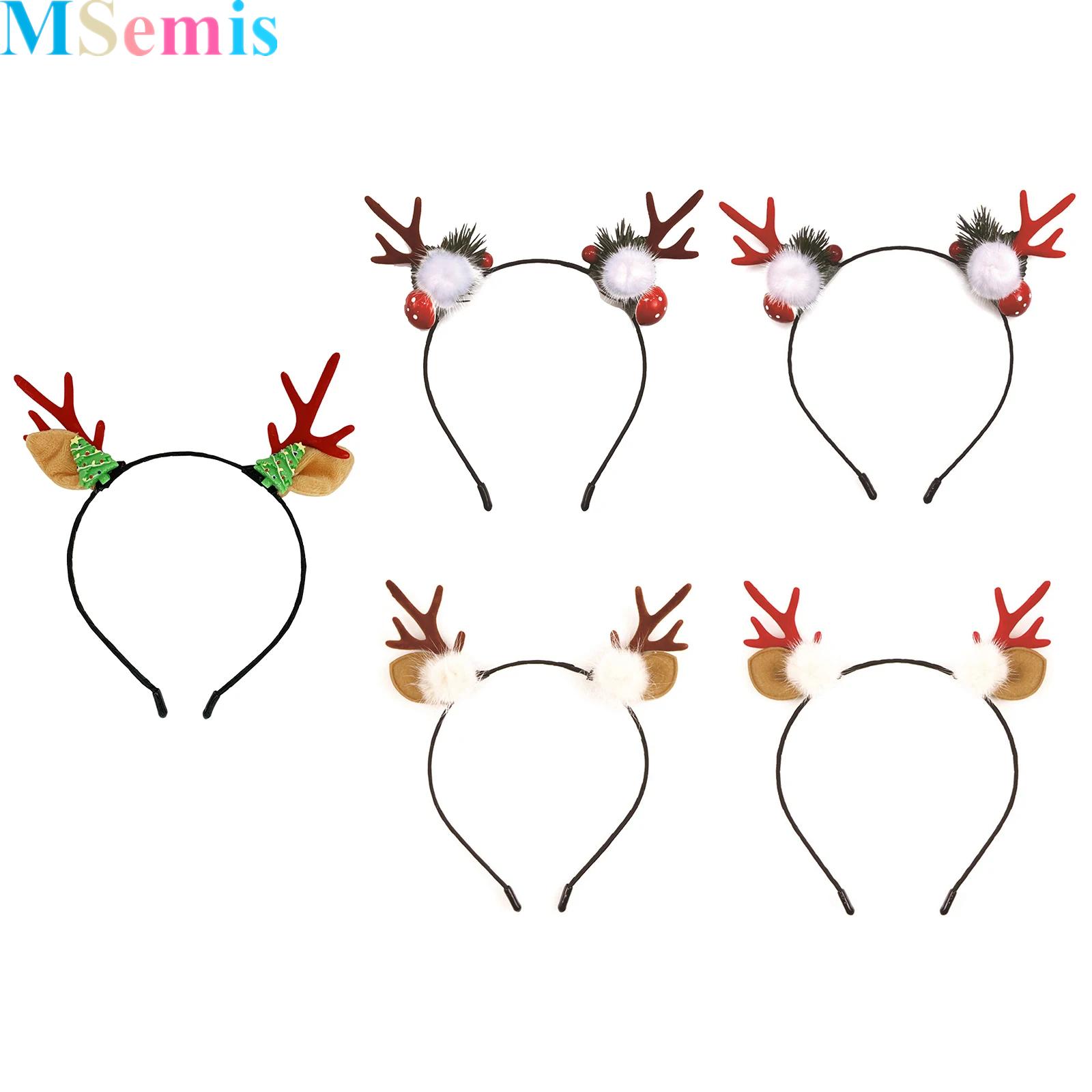 할로윈 파티를 위한 순록 뿔 사슴 귀 머리띠, 귀여운  - Reindeer Antlers Headband 리뷰 및 가격