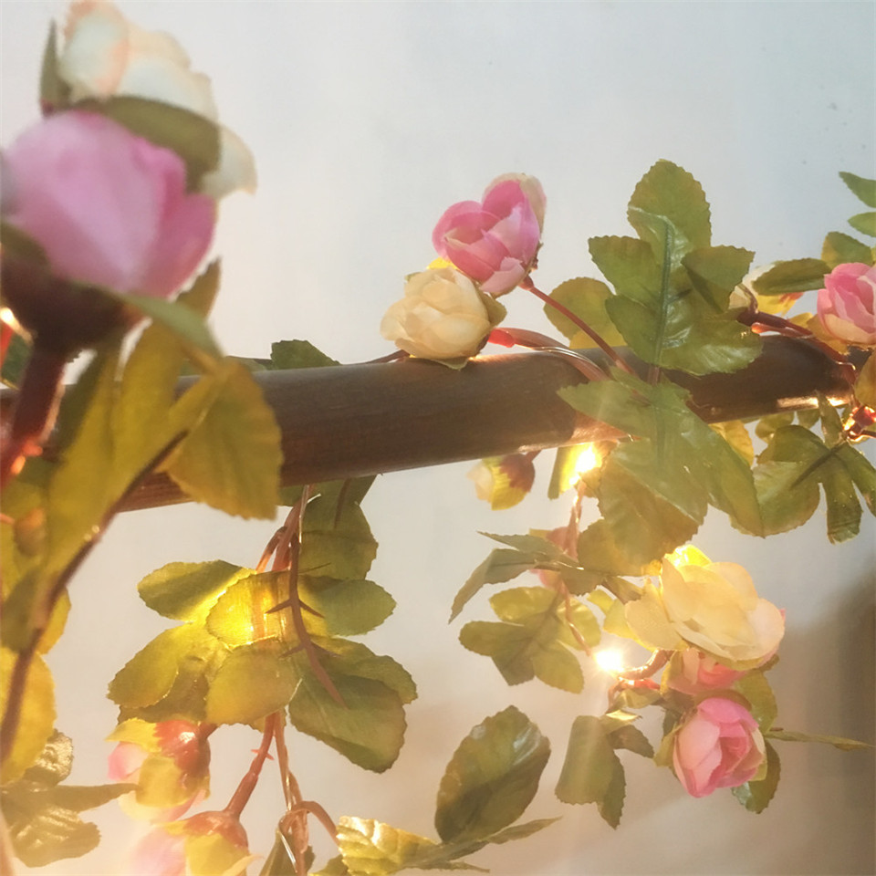 다찬 핸드메이드 2.2M 25 LED 핑크 장미 꽃 화 - Led Fairy String Lights 리뷰 및 가격