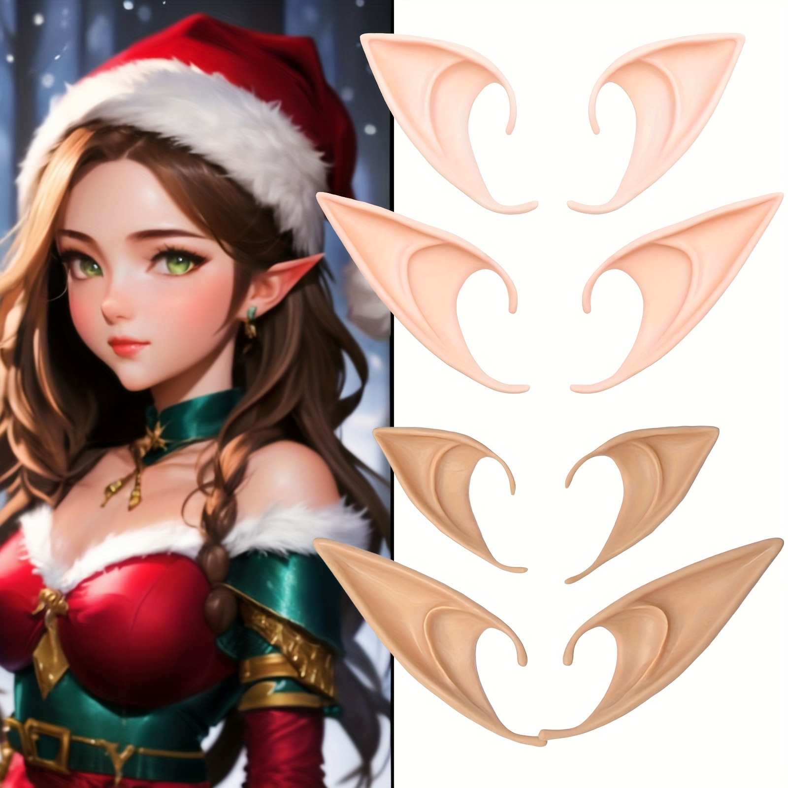 1pair 코스프레 요정 인조 요정 귀 애니메이션 파티 - Elf Costume Christmas 리뷰 및 가격