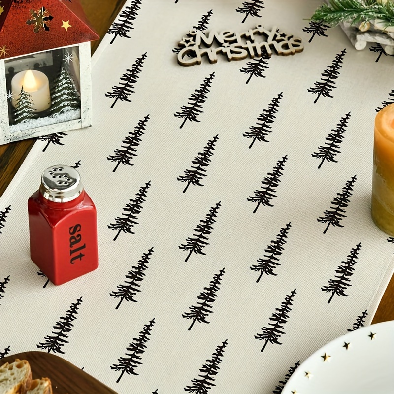 심플한 크리스마스 트리 테이블 러너 패션 핫 아이템 휴 - Christmas Table Runner 리뷰 및 가격