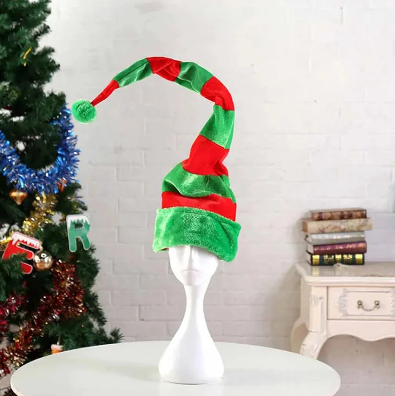 크리스마스 모자 플러시 산타 모자 장식 크리스마스 캡  - Santa Hat Plush 리뷰 및 가격