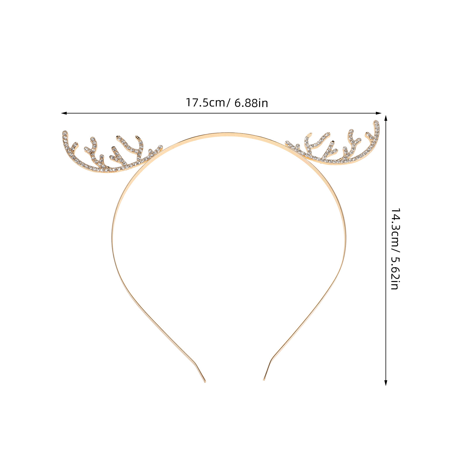 라인스톤 루돌프 뿔 머리띠 크리스마스 헤어밴드 사슴 귀 - Reindeer Antlers Headband 리뷰 및 가격