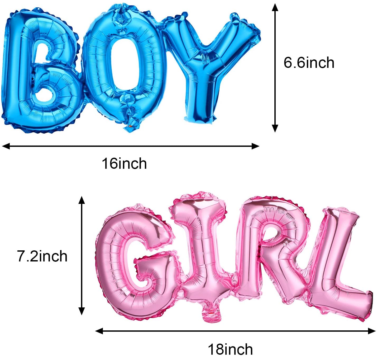 35PCS 성별 공개 장식 소년이나 소녀 풍선 반짝이  - Tinsel Garland Decoration 리뷰 및 가격