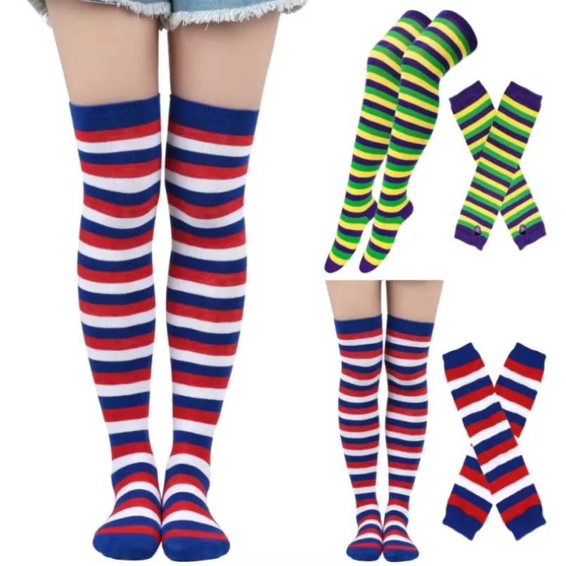 여성용 허벅지까지 오는 양말, 팔 슬리브, 장갑, 미튼 - Christmas Stocking Hanging 리뷰 및 가격