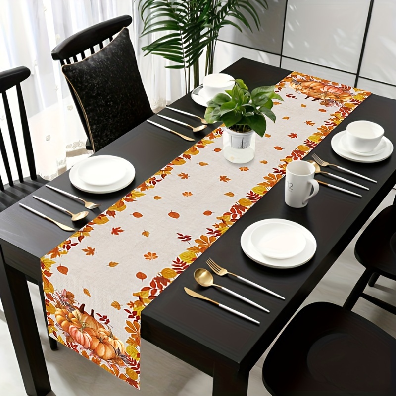 추수감사절 및 할로윈 테이블 러너 1개 - 가을 수확  - Christmas Table Runner 리뷰 및 가격