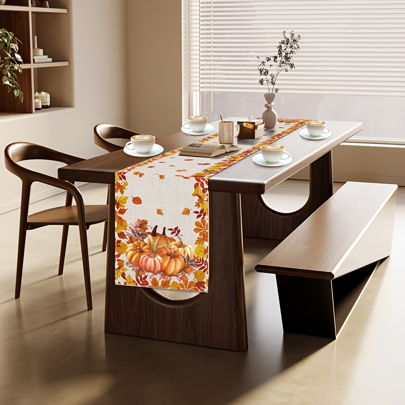 추수감사절 및 할로윈 테이블 러너 1개 - 가을 수확  - Christmas Table Runner 리뷰 및 가격