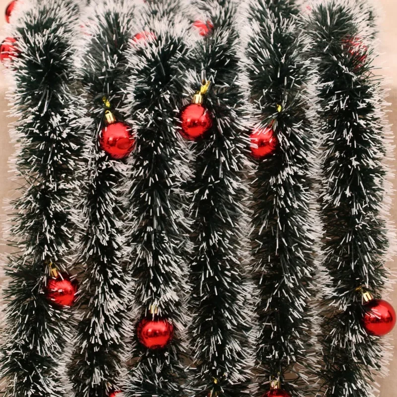 크리스마스 테슬 리본 스트립 글리터 가랜드 리스 크리스 - Tinsel Garland Decoration 리뷰 및 가격