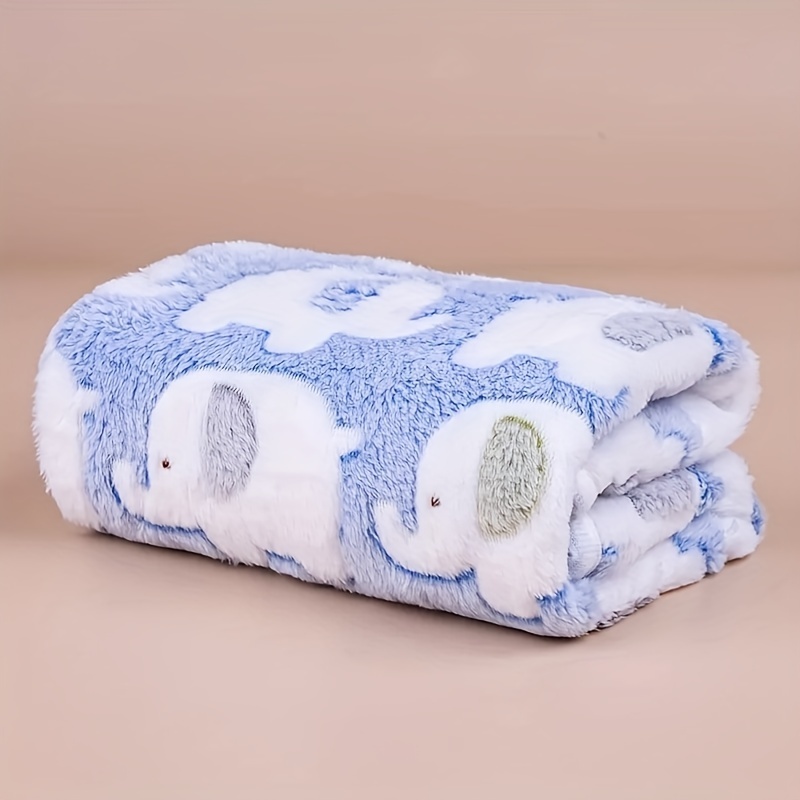부드럽고 아늑한 만화 코끼리 애완동물 담요 (강아지와  - Christmas Throw Blanket 리뷰 및 가격