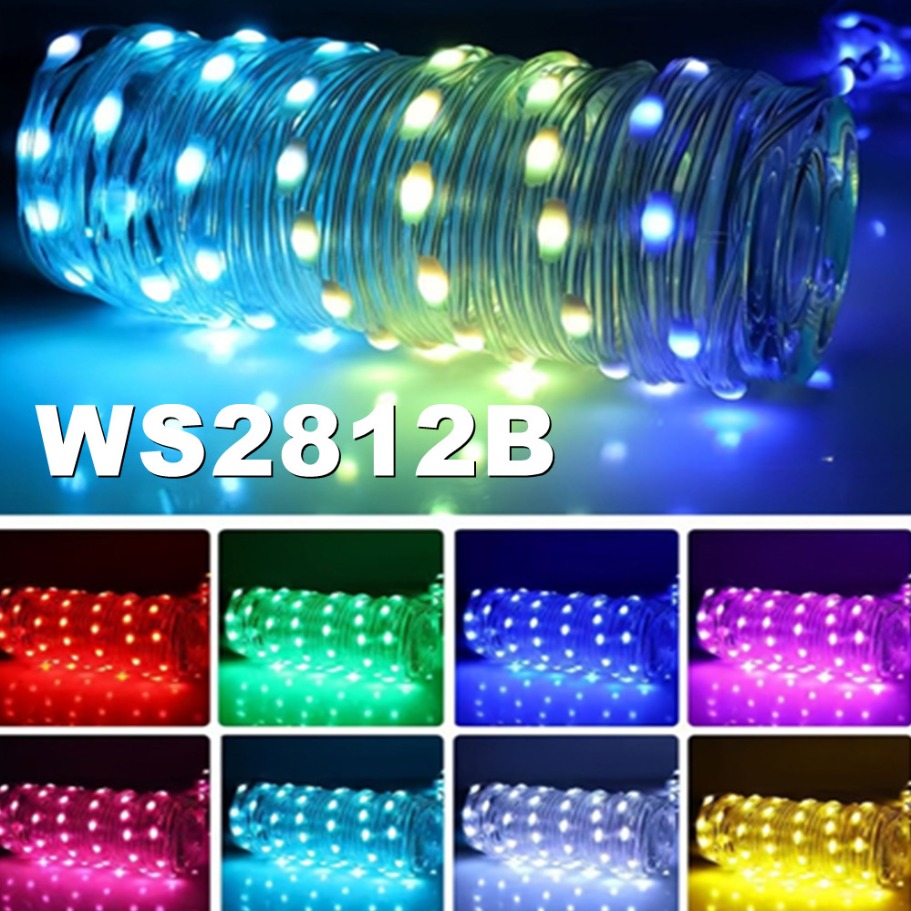 WS2812B LED 빛 문자열 스마트 블루투스 원격  - Led Fairy String Lights 리뷰 및 가격