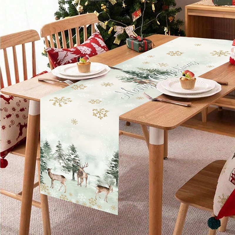 크리스마스 테이블 러너 메리 크리스마스 장식 홈 크리스 - Christmas Table Runner 리뷰 및 가격