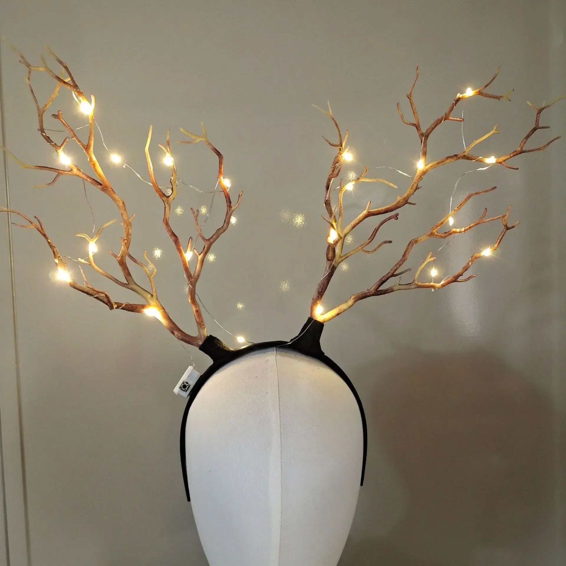 여성 소녀 라이트 업 빛나는 순록 뿔 머리띠, 크리스마 - Reindeer Antlers Headband 리뷰 및 가격