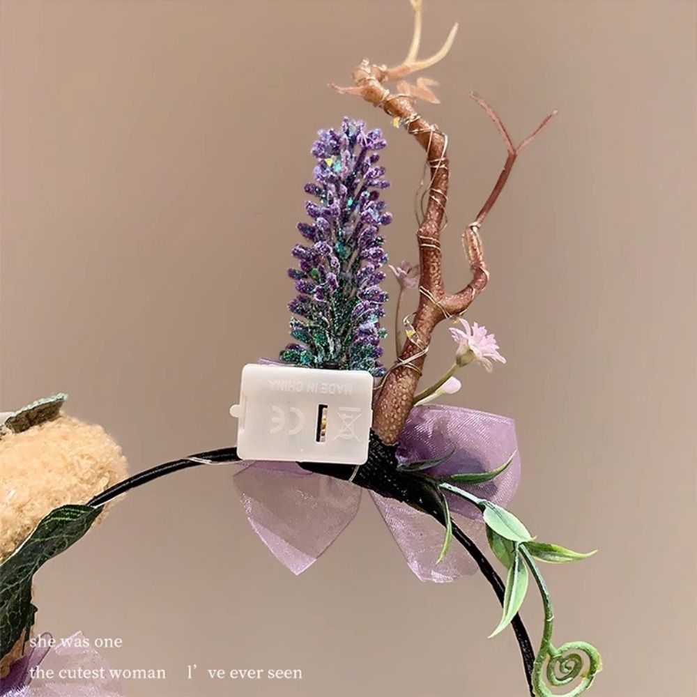 플러시 LED 크리스마스 머리띠 발광 엘크 헤어 후프  - Reindeer Antlers Headband 리뷰 및 가격