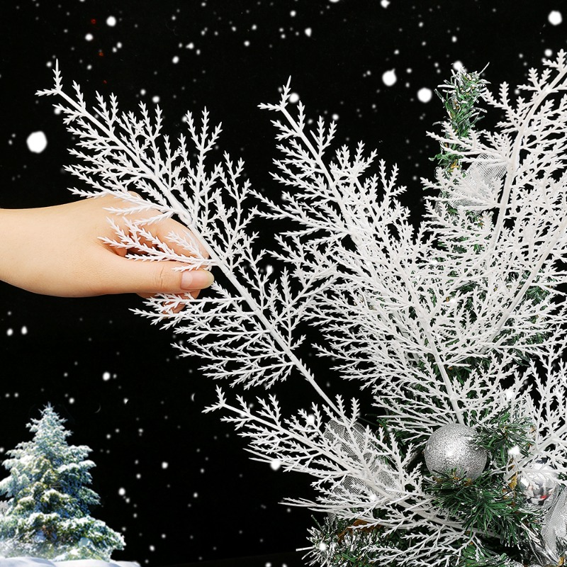 크리스마스 화이트 인조 소나무 가지 가짜 소나무 가지  - Christmas Wreath Fake 리뷰 및 가격