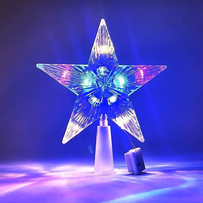 15cm 크리스마스 빛나는 트리 토퍼 다섯개 별 모양  - Star Tree Topper 리뷰 및 가격