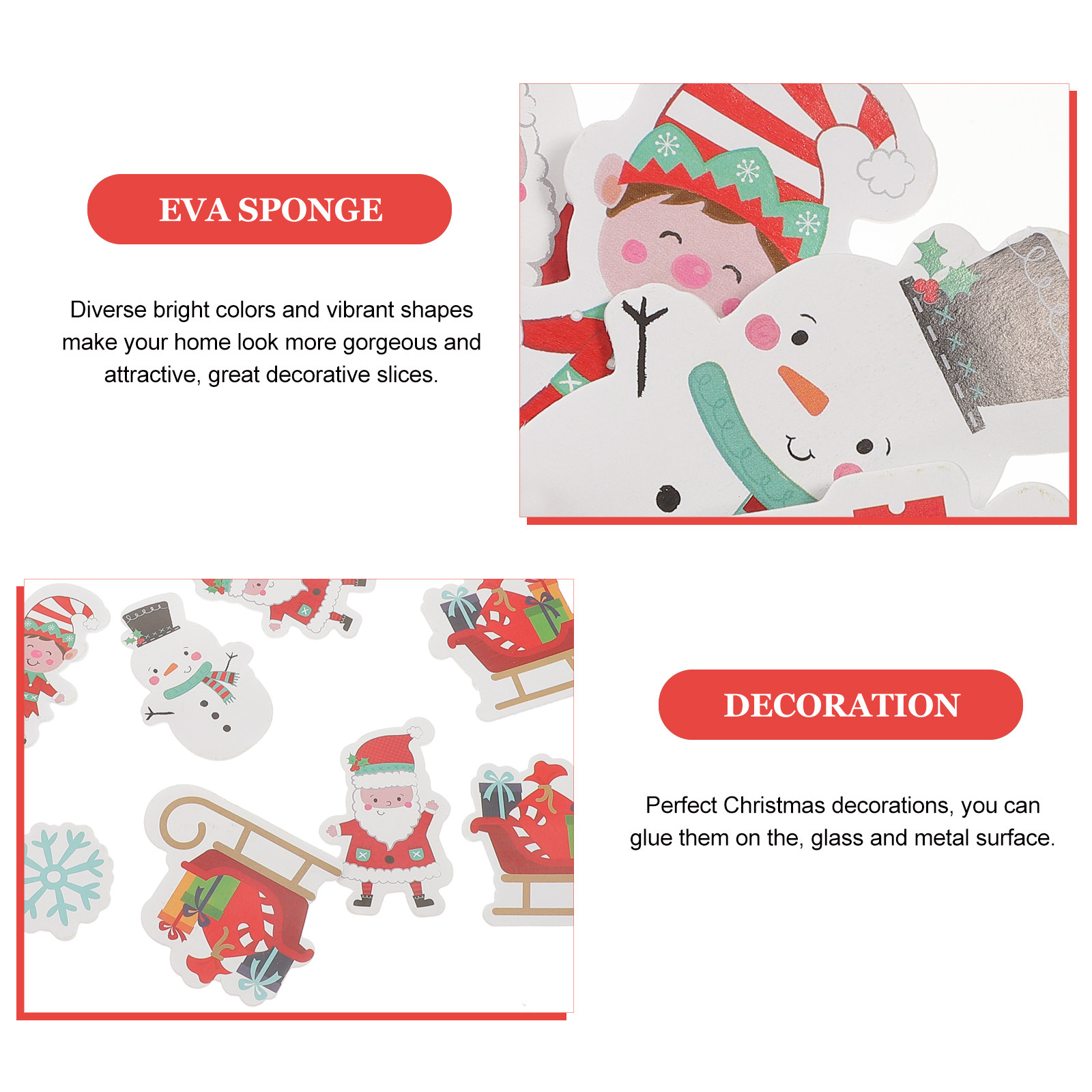 40Pcs 자기 접착 성 크리스마스 스티커 눈송이 산타 - Snowflake Window Decal 리뷰 및 가격