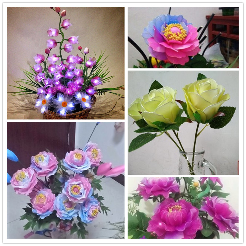 20pcs 나일론 스타킹 인장 DIY 꽃 만들기 재료  - Christmas Wreath Fake 리뷰 및 가격