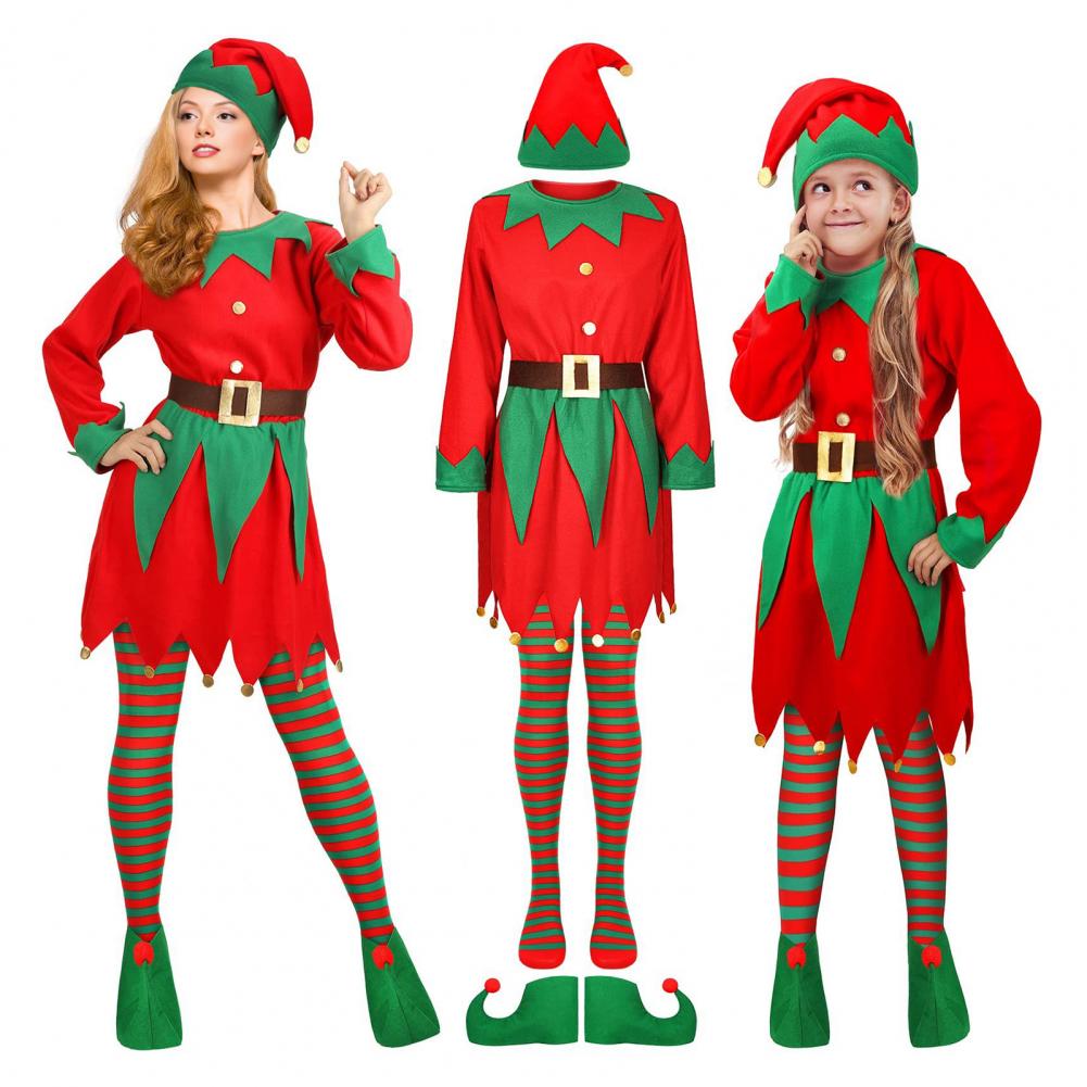 1세트 크리스마스 엘프 의상 어린이 여성 엘프 복장 빨 - Elf Costume Christmas 리뷰 및 가격
