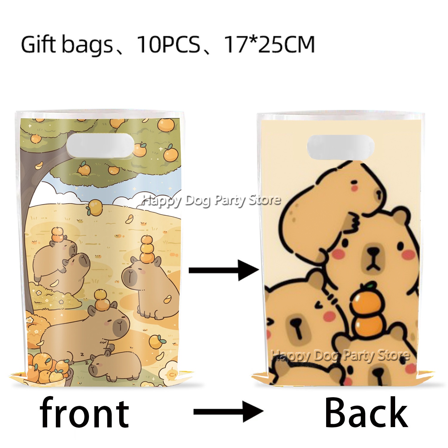 만화 Capybara 파티 용품 동물 Capybara  - Gift Box Wrap Set 리뷰 및 가격