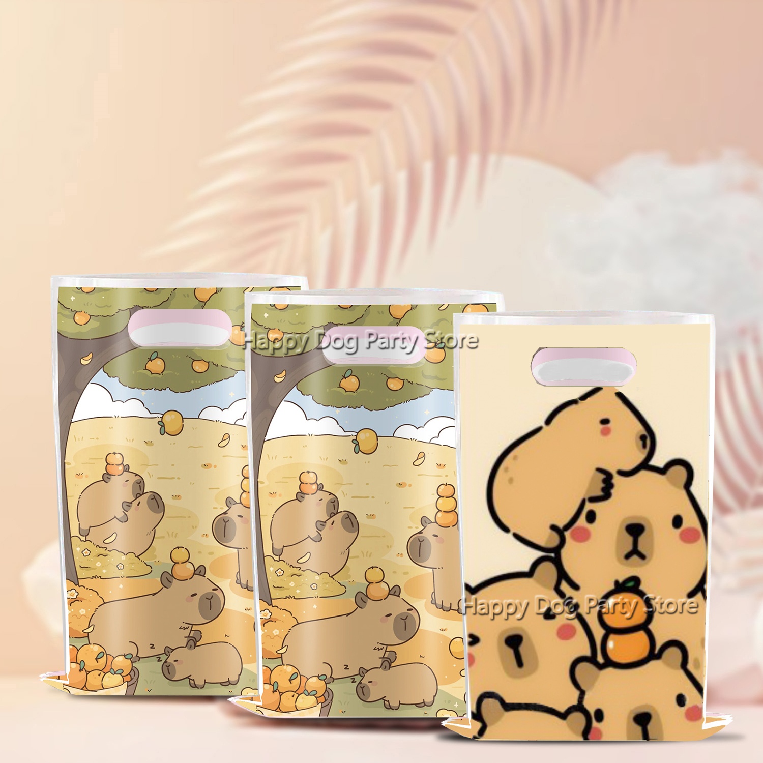 만화 Capybara 파티 용품 동물 Capybara  - Gift Box Wrap Set 리뷰 및 가격