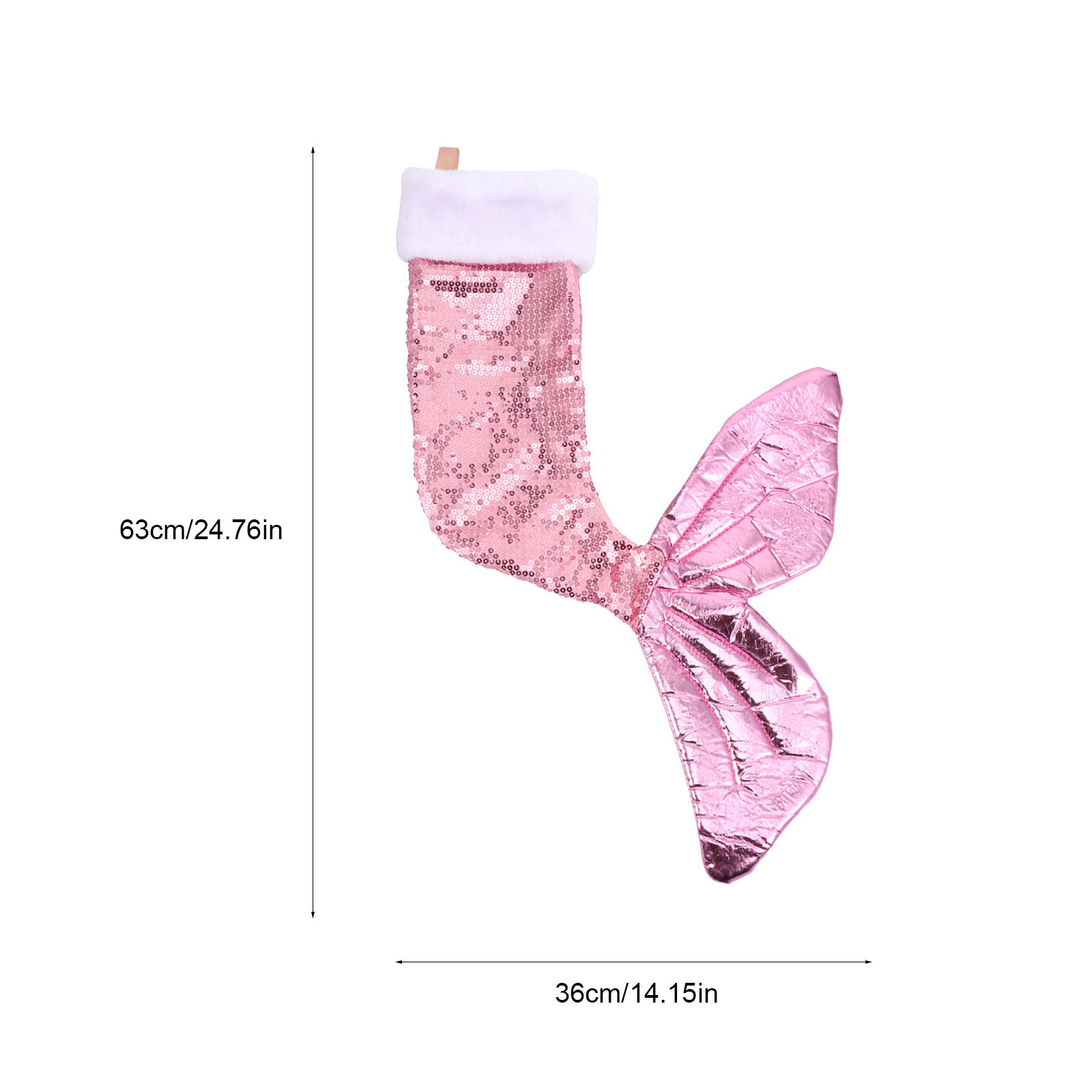 스팽글 인어 꼬리 스타킹 크리스마스 장식 걸이 장식품  - Christmas Stocking Hanging 리뷰 및 가격