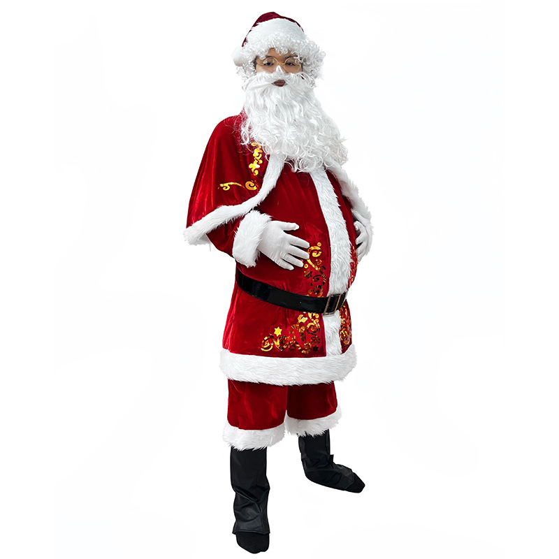 산타클로스 의상 성인 남성 크리스마스 복장 수염 모자  - Elf Costume Christmas 리뷰 및 가격