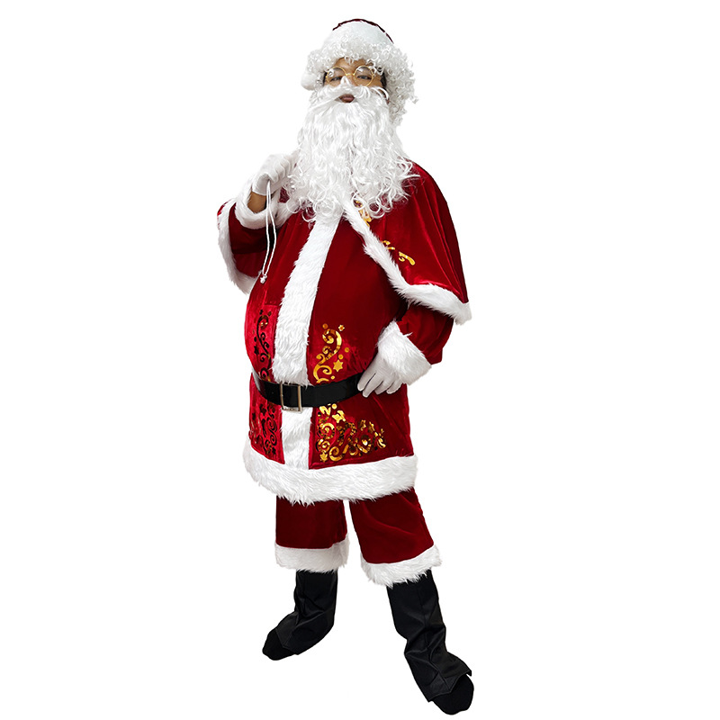 산타클로스 의상 성인 남성 크리스마스 복장 수염 모자  - Elf Costume Christmas 리뷰 및 가격