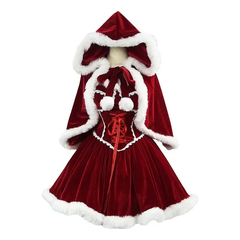 새해 빨간 드레스 망토 코스프레 플러스 사이즈 의상 여 - Elf Costume Christmas 리뷰 및 가격