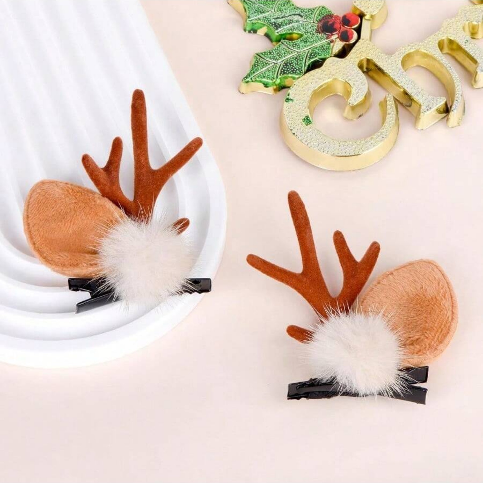 2개 세트 크리스마스 순록 뿔 머리핀 귀여운 사슴 뿔  - Reindeer Antlers Headband 리뷰 및 가격