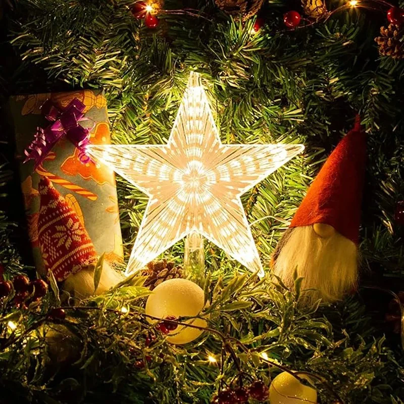 15cm 크리스마스 장식 빛나는 트리 토퍼 반짝이는 별 - Star Tree Topper 리뷰 및 가격