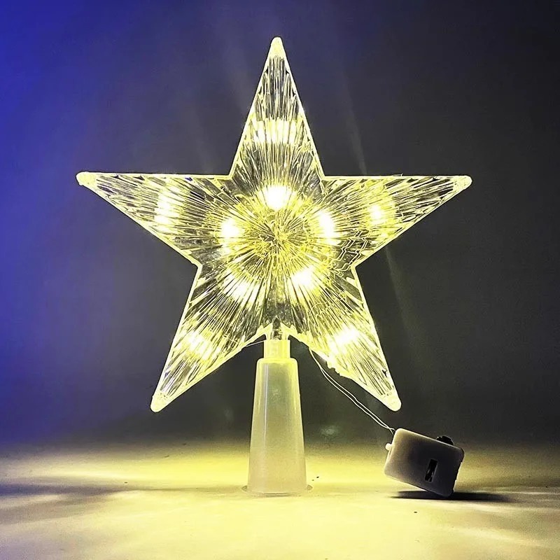 15cm 크리스마스 장식 빛나는 트리 토퍼 반짝이는 별 - Star Tree Topper 리뷰 및 가격