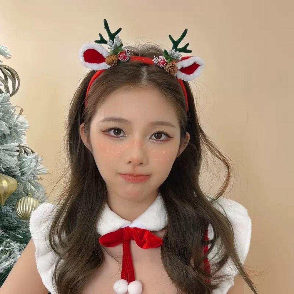크리스마스 장식 크리스마스 머리띠 엘프 루돌프 뿔 머리 - Reindeer Antlers Headband 리뷰 및 가격