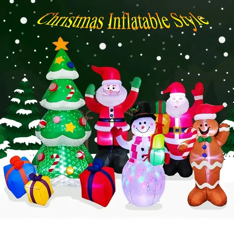 크리스마스 Inflables 장식 내장 LED 풍선 모 - Christmas Lights Outdoor 리뷰 및 가격