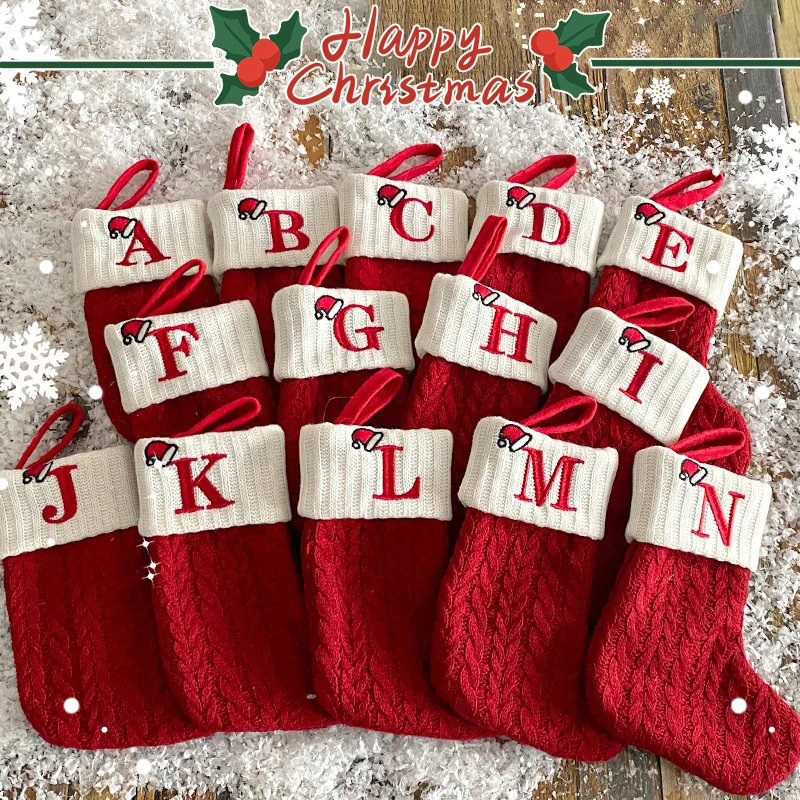 2025년 크리스마스 장식 데코레이션 레터 크리스마스  - Christmas Stocking Hanging 리뷰 및 가격